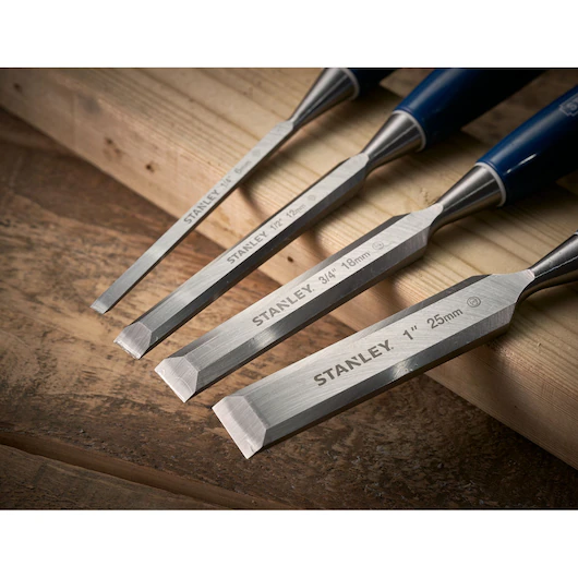 Stanley, 5002 CHISEL SET 6 12 18 25 OIL AND STONE - Image 6