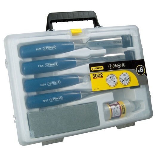 Stanley, 5002 CHISEL SET 6 12 18 25 OIL AND STONE - Image 7