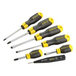Stanley, X 75mm, PH #2 X 150mm  6 pcs Set - Flared 5mm X 100mm,  6.5mm X 45mm, 6.5mm X  150mm, PH #1 X 75mm, PH #2 X  45mm, PH #2 X 100mm +