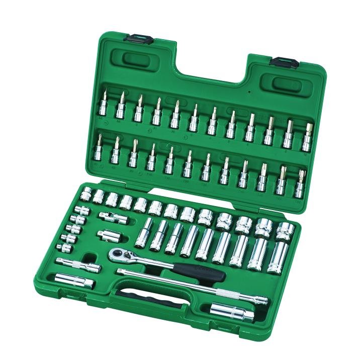 SATA, 60 Pc. 3/8” Drive 6 Point Metric Socket Set - Image 7