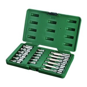 SATA, 18 Pc. 1/4” and 1/2” Drive Torx Bit Socket Set