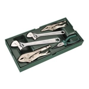 SATA ,5 PC. ADJUSTABLE WRENCH AND PLIERS TRAY SET