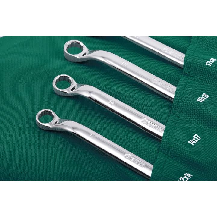 SATA,10 PCS METRIC DOUBLE OPEN END WRENCH 5.5-32 MM SET - Image 4