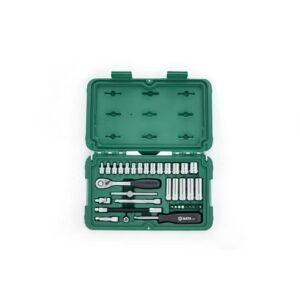 SATA, 36 Pc. 1/4” Drive 6 Point Metric Socket Set