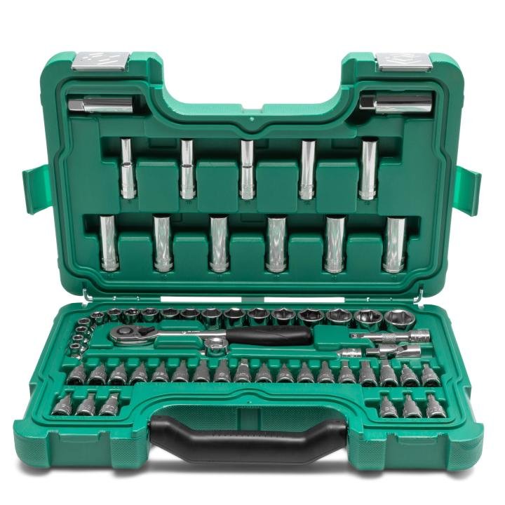 SATA, 60 Pc. 3/8” Drive 6 Point Metric Socket Set