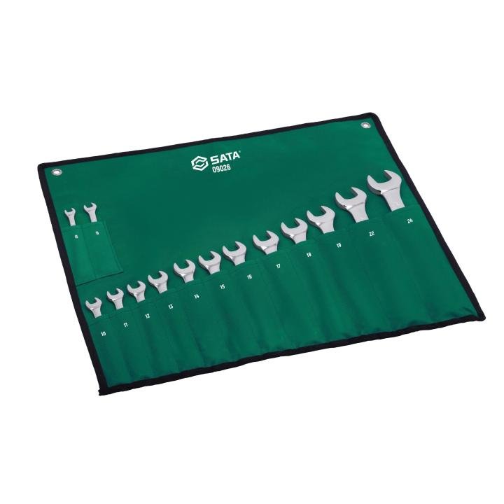 SATA,14 PCS METRIC COMBINATION WRENCH 8-24MM SET - Image 4