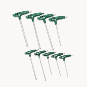 SATA, 9 PC. T-HANDLE BALL POINT HEX KEY SET