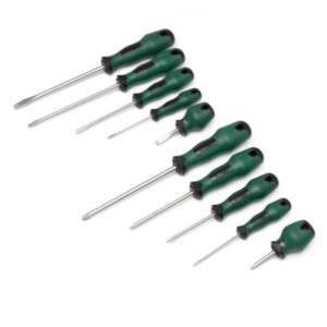 SATA,10 PCS CUSHION GRIP COMBINATION SCREWDRIVER SET