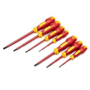 SATA, 7 PCS T-SERIES VDE INSULATED SCREWDRIVER SET