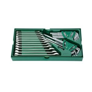 SATA, 30PC. COM. WRENCH & HEX KEY TRAY SET