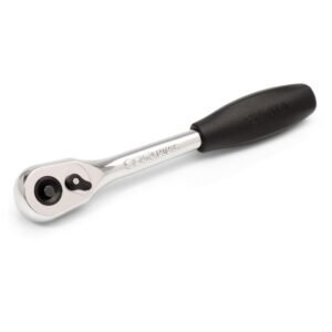 SATA, 3/8” Drive Quick-Release Teardrop Ratchet with Comfort Grip Handle (72 Teeth)