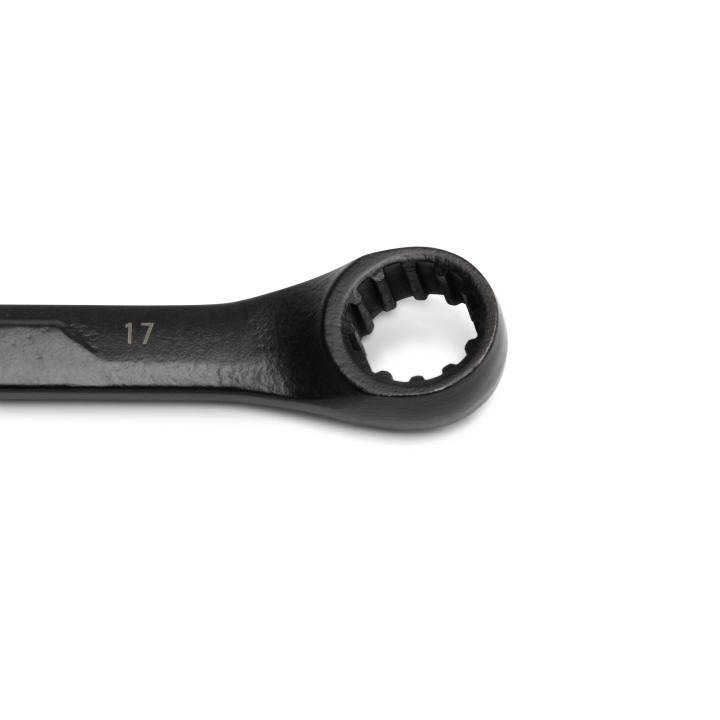 SATA, 7 Pc. Metric X6 Open End Ratcheting Combination Wrench Set (8 - 17 mm - Image 5
