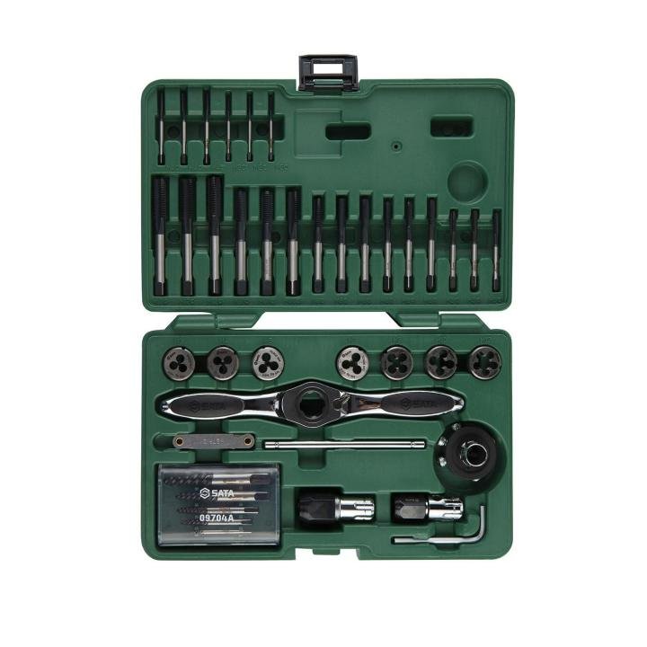 SATA, 40PC. HSS COARSE THREAD TAP & DIE SET - Image 3