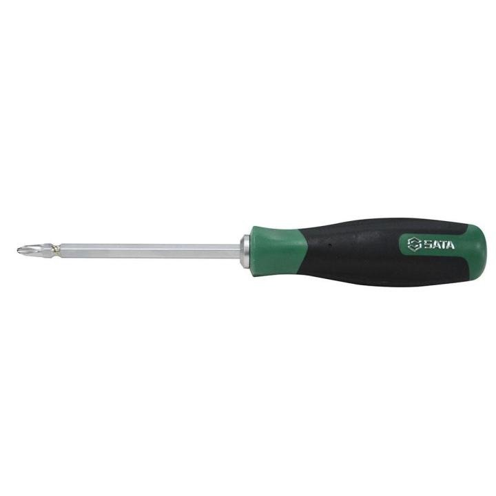SATA, Cushion Grip Reversible Screwdriver #2x6mmx100mm