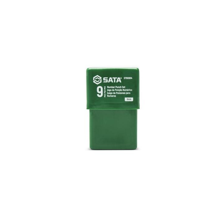 SATA, 9 PC. NUMBER PUNCH SET 8MM - Image 3