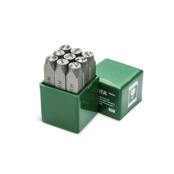SATA, 9 PC. NUMBER PUNCH SET 8MM - Image 2