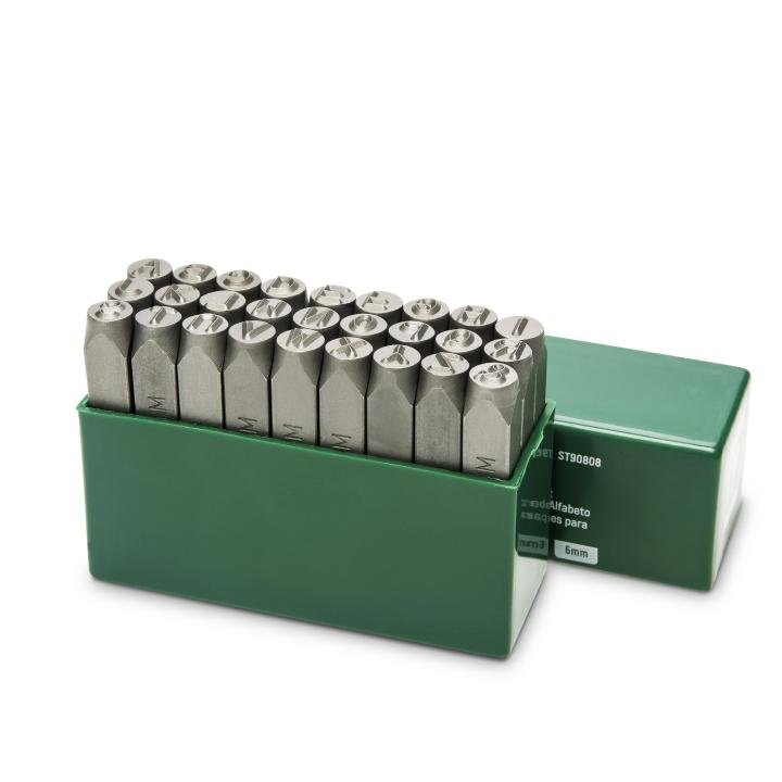 SATA, 27 PC. LETTER PUNCH SET 8MM