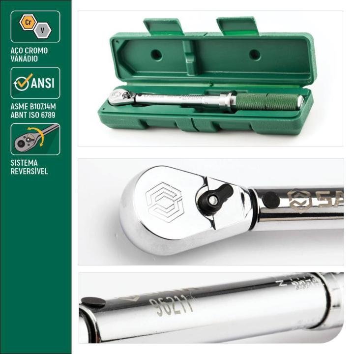 SATA, A-SERIES MECHANICAL TORQUE WRENCH 1/4" 1NM - 5 NM - Image 2